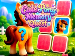 խաղ Cute Pony Memory Quest