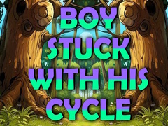 խաղ Boy Stuck with His Cycle