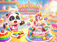 խաղ Unicorn Cake Maker Decorating 