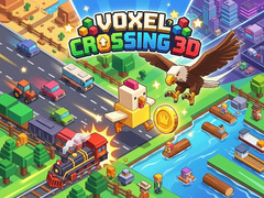 խաղ Voxel Crossing 3D