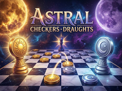խաղ Astral Checkers Draughts