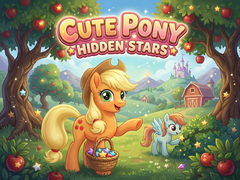 խաղ Cute Pony: Hidden Stars
