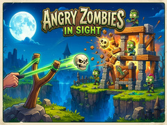 խաղ Angry Zombies in Sight