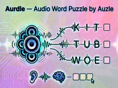 խաղ Aurdle — Audio Word Puzzle by Auzle