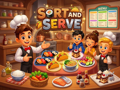 խաղ Sort and Serve