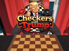 խաղ Checkers with Trump