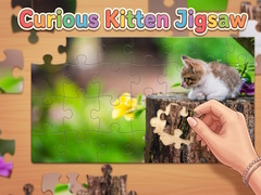 խաղ Curious Kitten Jigsaw