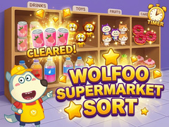 խաղ Wolfoo Supermarket Sort