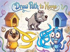 խաղ Draw path to home
