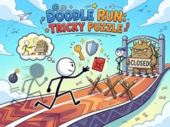 խաղ Doodle Run: Tricky Puzzle