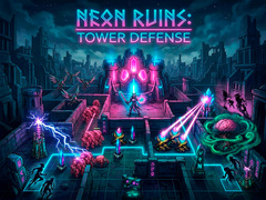 խաղ Neon Ruins: Tower Defense