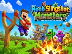 խաղ Noob Slingshot: Monsters