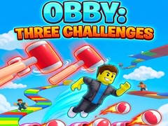խաղ Obby: Three Challenges