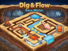 խաղ Dig & Flow - Save Water