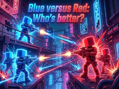 խաղ Blue versus Red: Who's better?