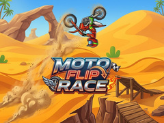 խաղ Moto Flip Race