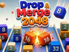 խաղ Drop & Merge 2048