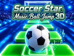 խաղ Soccer Star - Music Ball Jump 3D