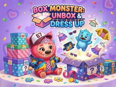 խաղ Box Monster: Unbox & Dress Up