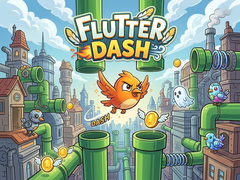 խաղ Flutter Dash