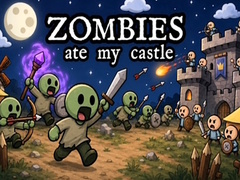 խաղ Zombies ate my Castle