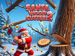 խաղ Santa Wood Cutter 2