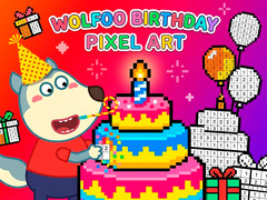 խաղ Wolfoo Birthday Pixel Art