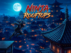 խաղ Ninja Rooftops