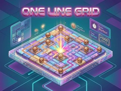 խաղ One Line Grid
