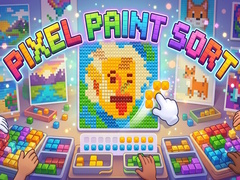խաղ Pixel Paint Sort