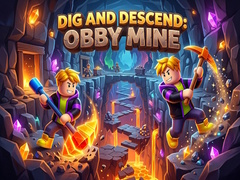 խաղ Dig and Descend: Obby Mine