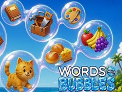 խաղ Words and Bubbles