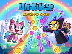 խաղ Unikitty Rainbow Swap