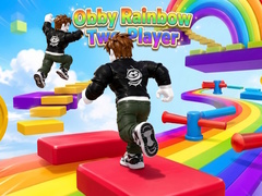 խաղ Obby Rainbow Parkour Two Player