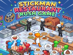 խաղ Stickman Restaurant Rush Game