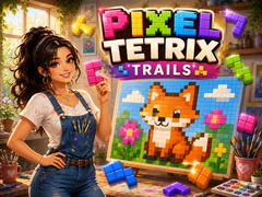 խաղ Pixel Tetrix Trails