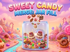 խաղ Sweet Candy Merge: Jar Fill