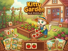 խաղ Kitty Garden Tile Puzzle