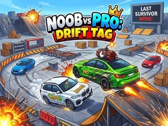 խաղ Noob vs Pro: Drift Tag