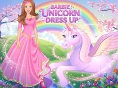 խաղ Barbie unicorn dress up