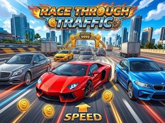 խաղ Race Through Traffic