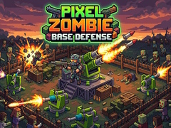 խաղ Pixel Zombie Base Defense