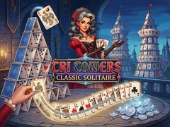 խաղ Tri Towers Classic Solitaire