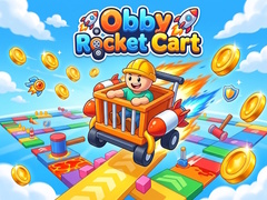 խաղ Obby Rocket Cart
