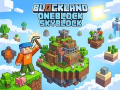 խաղ Blockland Oneblock Skyblock