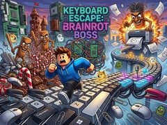 խաղ Keyboard Escape: Brainrot Boss 