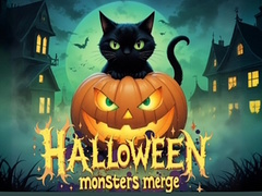 խաղ Halloween monsters merge