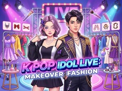 խաղ Kpop Idol Live: Makeover Fashion