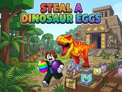 խաղ Steal a Dinosaur Eggs