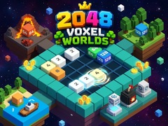 խաղ 2048 Voxel Worlds